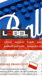 Mobile Screenshot of labelsystem.com.pl